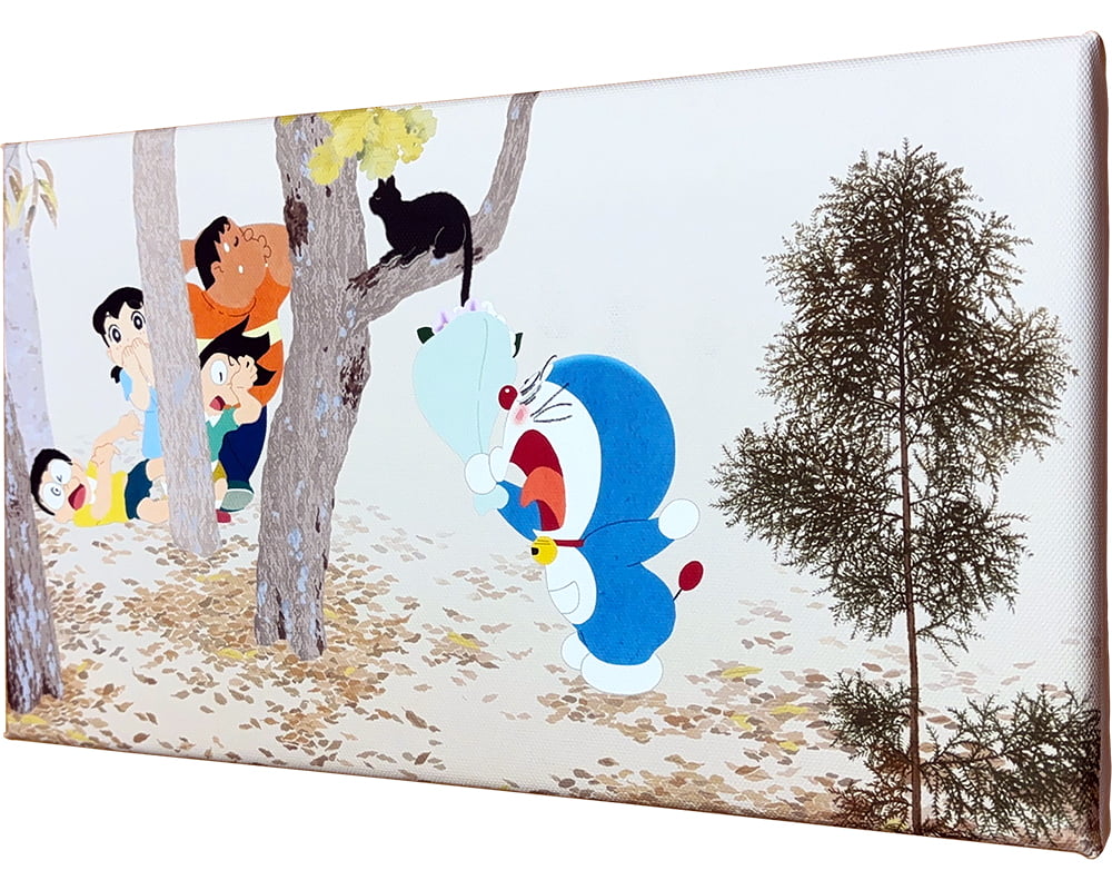 『映画ドラえもん のび太の絵世界物語』名画ファブリックボード「黒き猫」