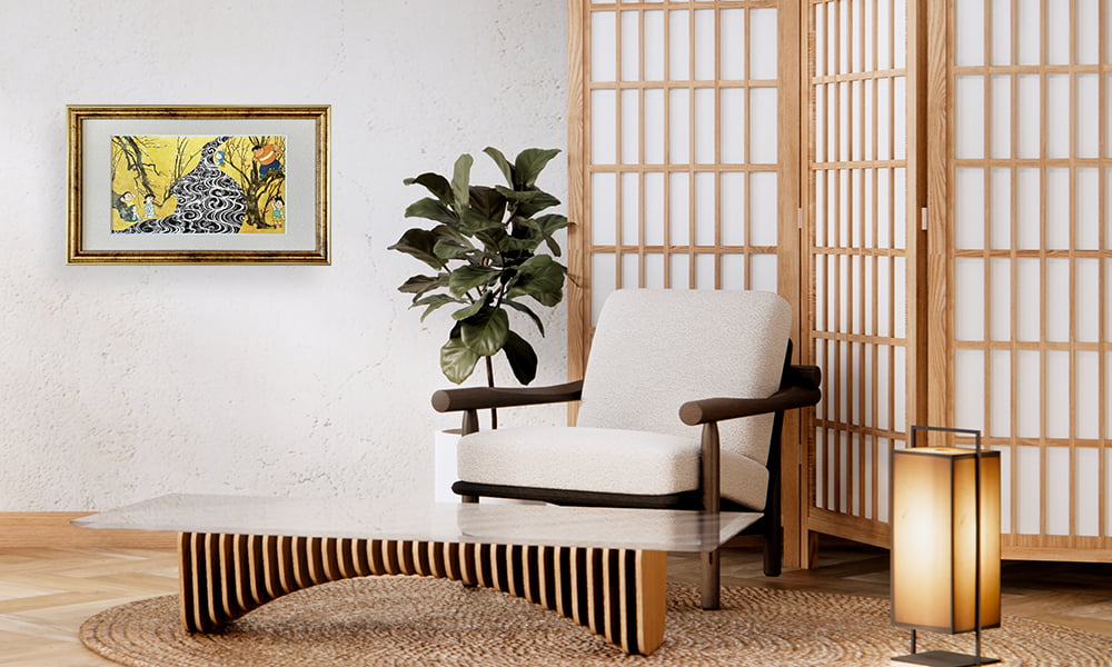 憂鬱な目覚め　　高見沢耳のジクレー版画作品　一点物の版画作品です(A4サイズ) 憂鬱な目覚め高見沢耳のジクレー版画作品一点物の版画作品です