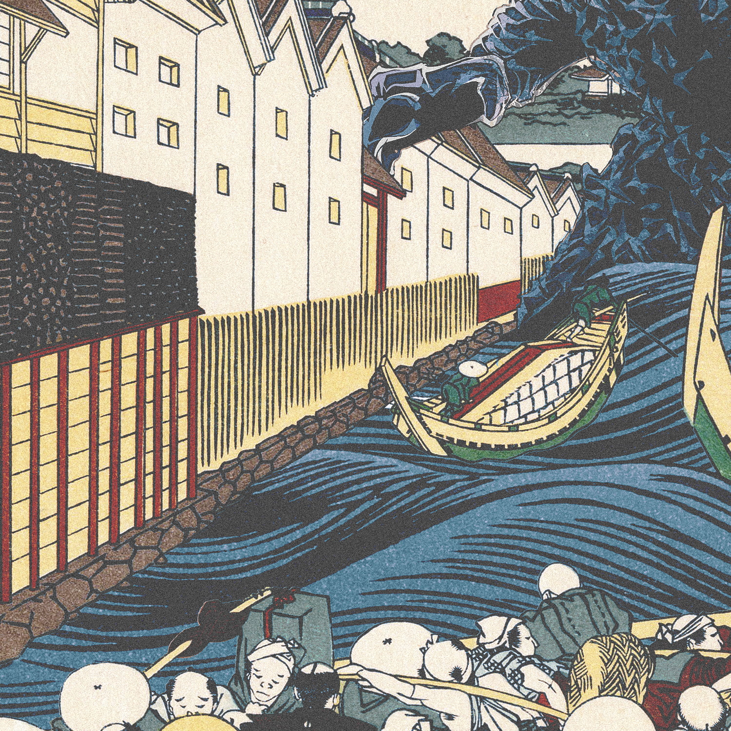 ゴジラ浮世絵 ジークレー版画「富嶽三十六景 江戸日本橋」｜浮世絵工房