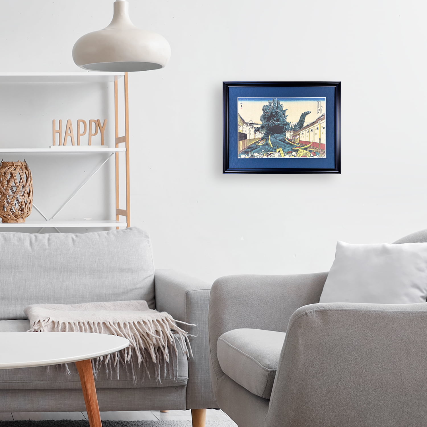 ゴジラ浮世絵 ジークレー版画「富嶽三十六景 江戸日本橋」｜浮世絵工房