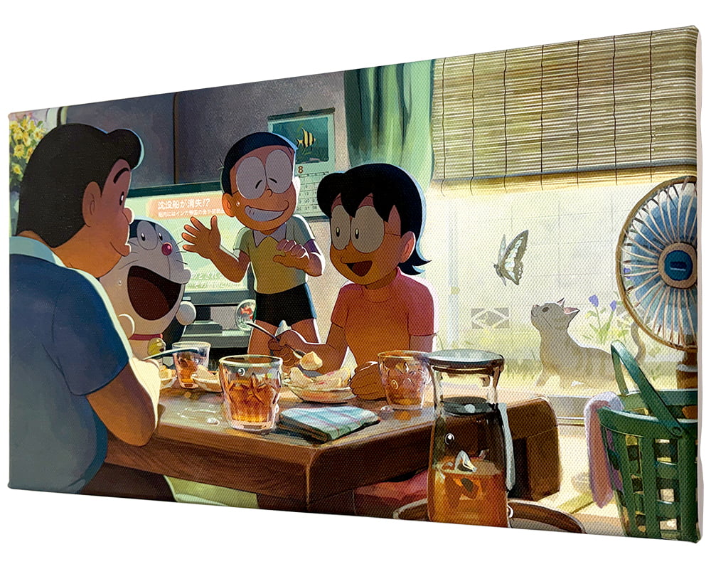 映画ドラえもん 新・のび太の海底鬼岩城』ファブリックボード「野比家