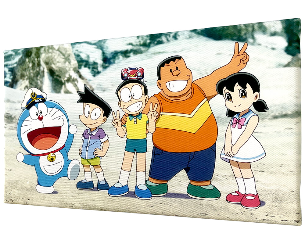 映画ドラえもん 新・のび太の海底鬼岩城』ファブリックボード「集合