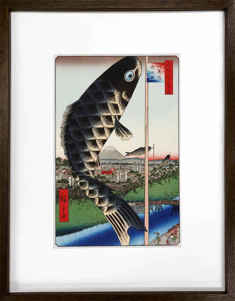 歌川広重「名所江戸百景 水道橋駿河台」浮世絵木版画｜浮世絵工房