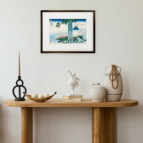 葛飾北斎「富嶽三十六景 甲州三嶋越」浮世絵木版画｜浮世絵工房
