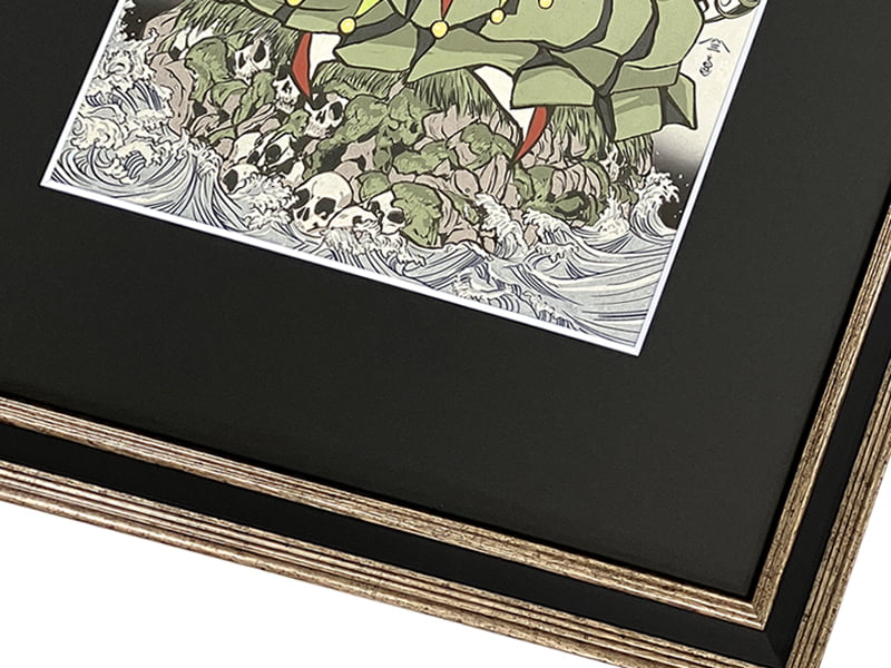 浮世絵木版画の額装