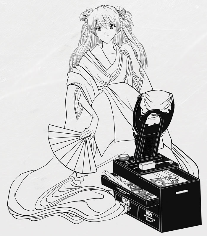 墨線の描画のイメージ写真