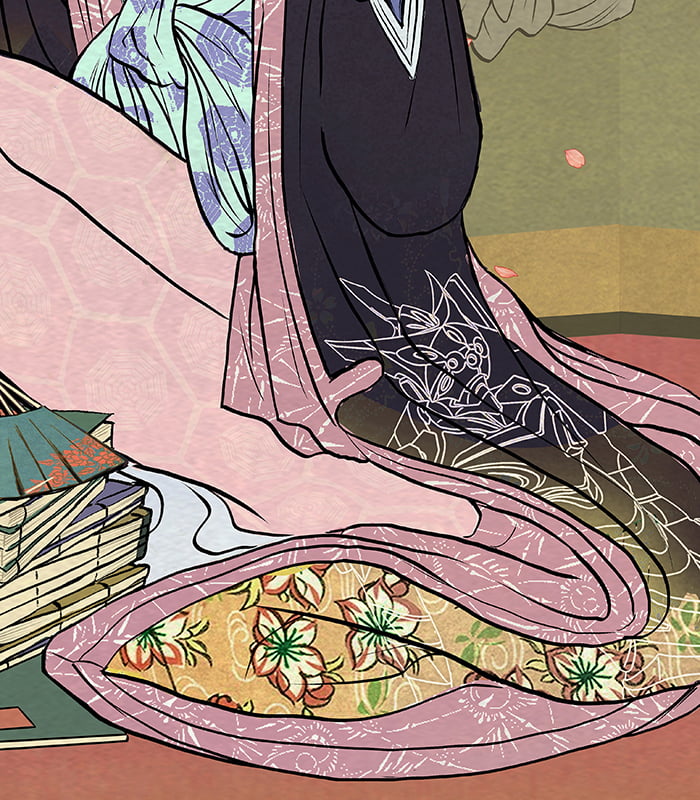 和式での色彩表現のイメージ写真